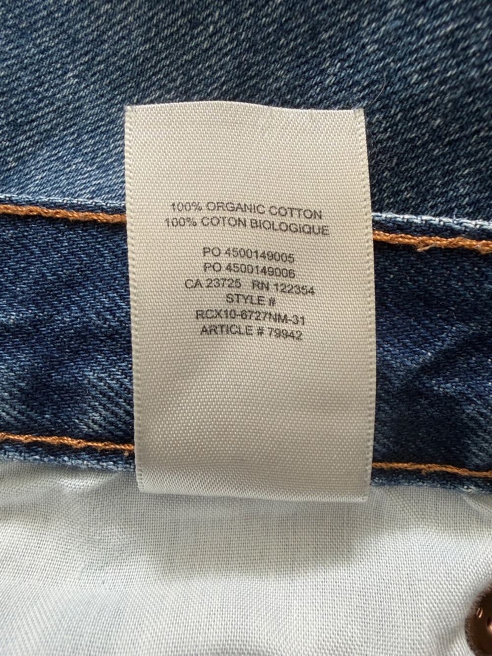 Denim Forum The Joni High Rise Loose 29L size 28 - Picture 9 of 9